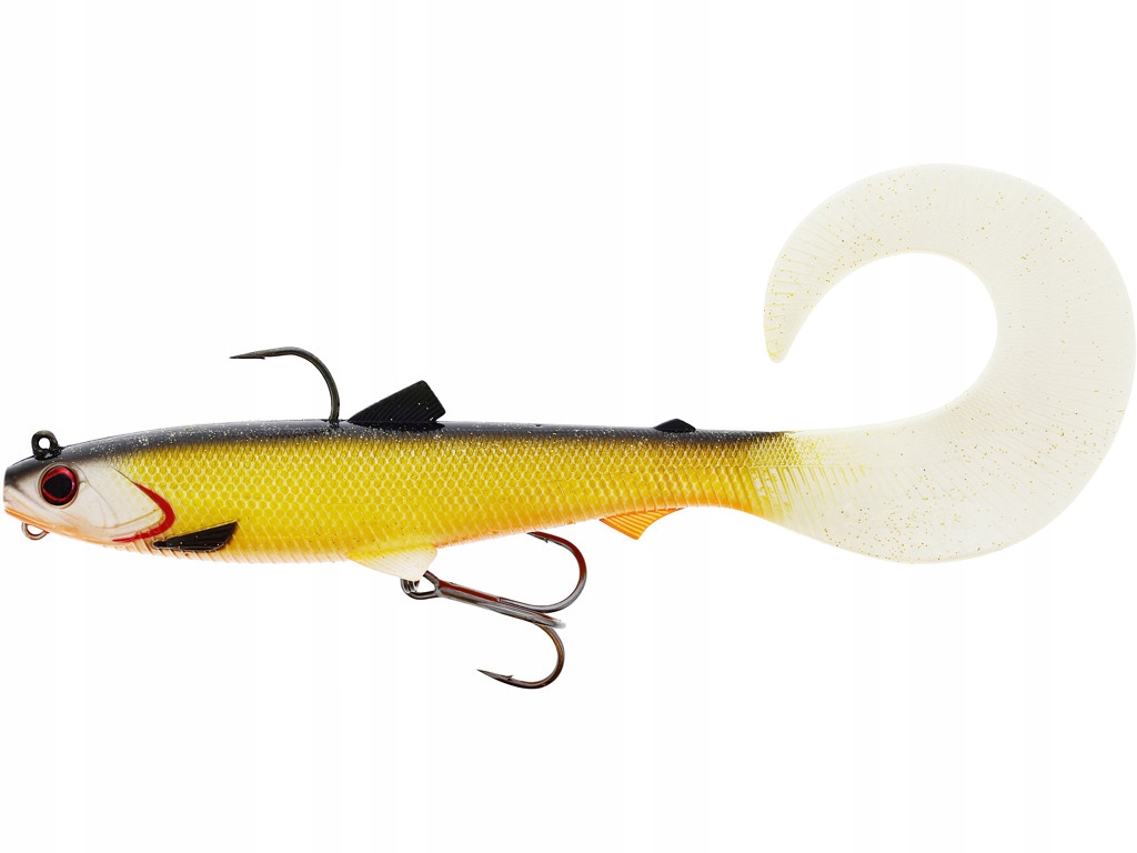 Przynęta gumowa uzbrojona Westin Bullteez Curltail R2F 16cm Official Roach