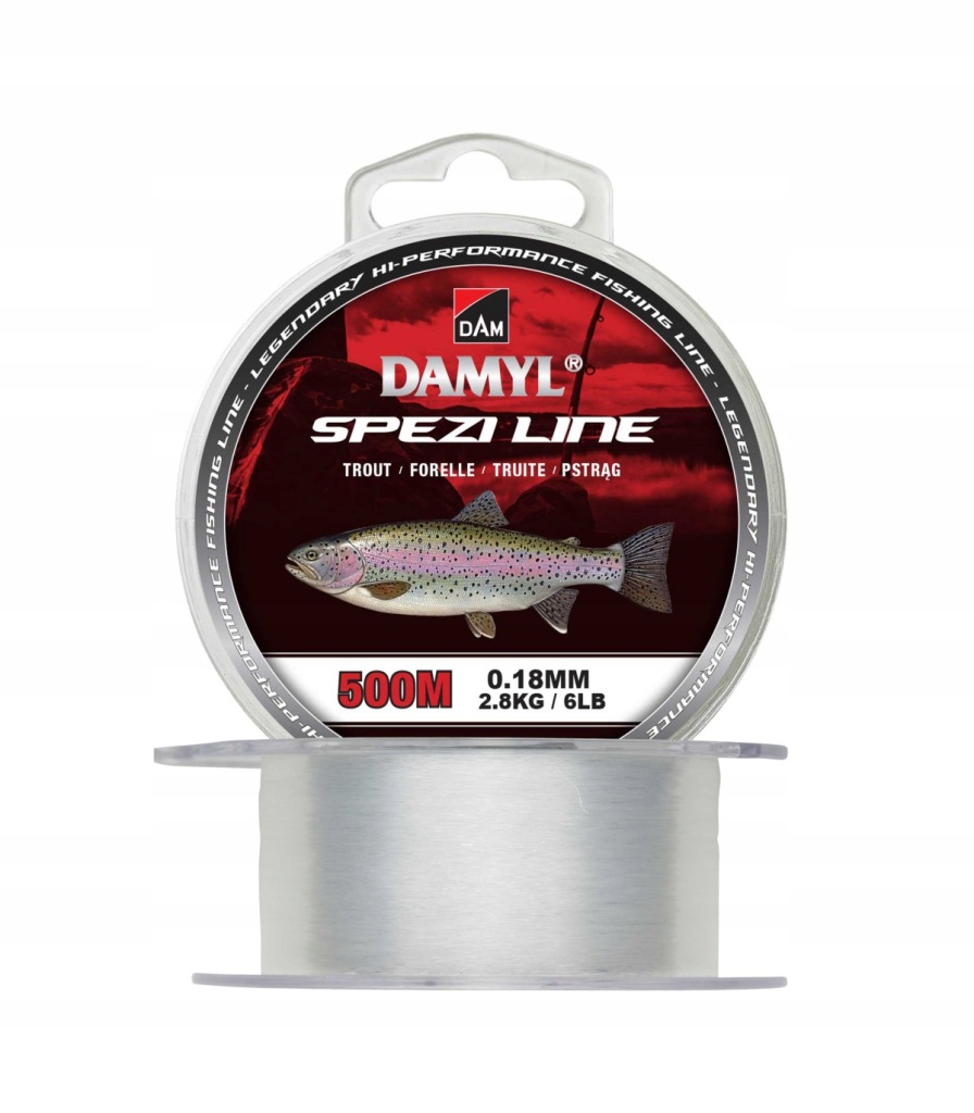 Żyłka DAM Damyl Spezi Line Trout 500m 0,22mm 4,6kg