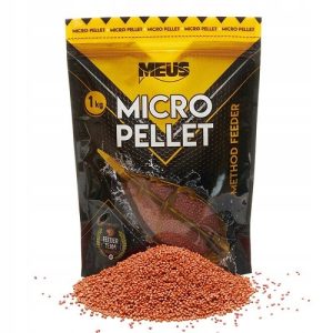 Micro pellet Meus 1kg 2mm pomarańcza makrela