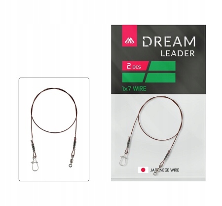 Przypon Mikado Dream Leader 1x7 50cm 13kg 2szt.