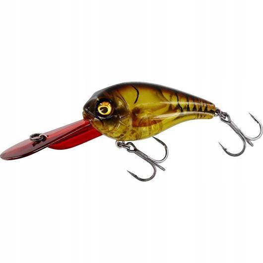 Wobler Westin Megabite Dr Crankbait 7cm 30g floating Clear Brown Craw