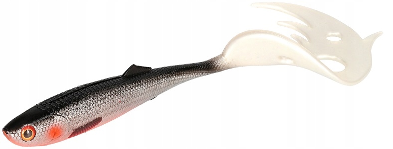 Przynęta gumowa Mikado Sicario Pike Tail 18cm 29g Roach 1szt.