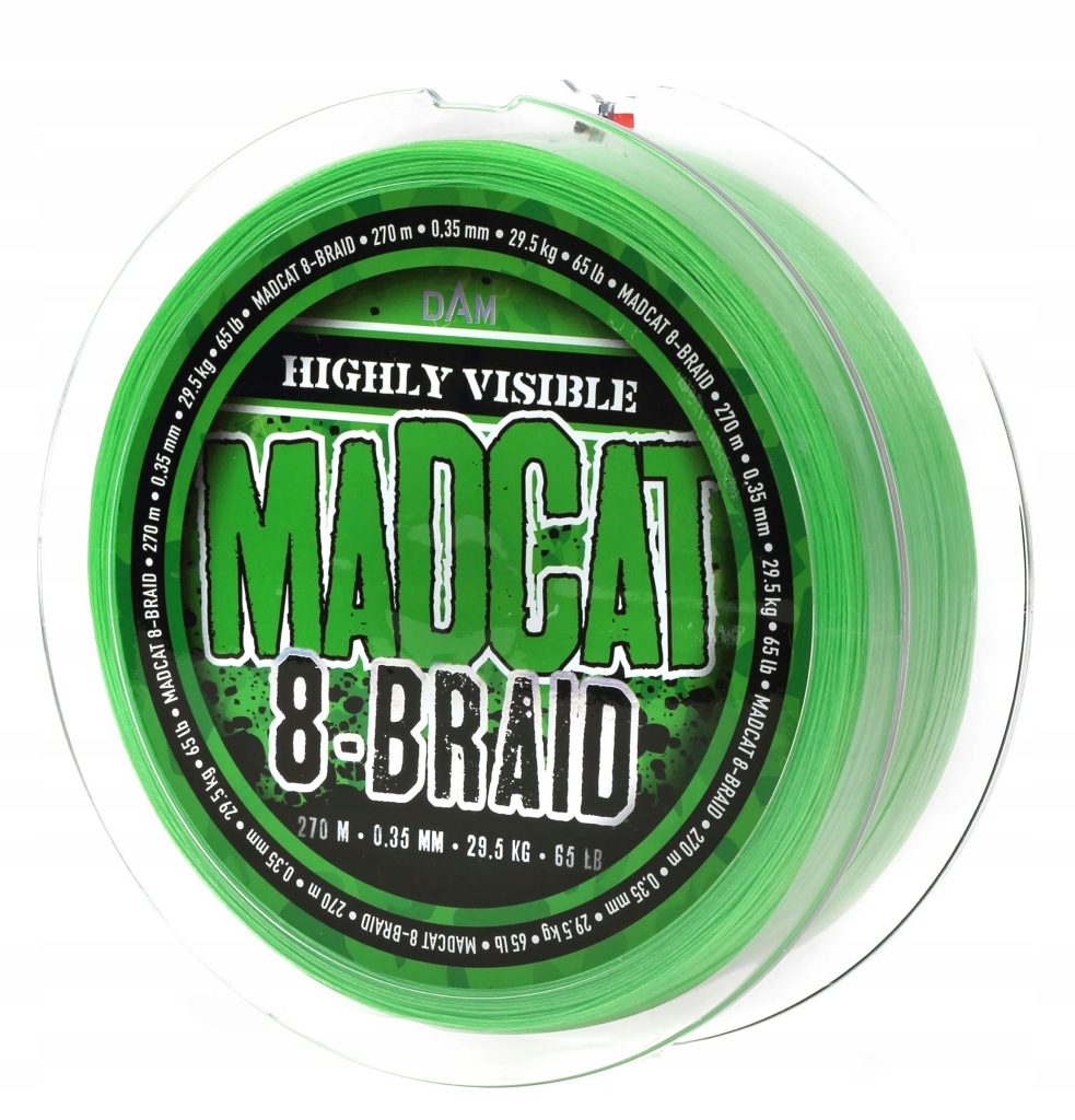 Plecionka Madcat 8-Braid 270m 0,40mm 40,8kg