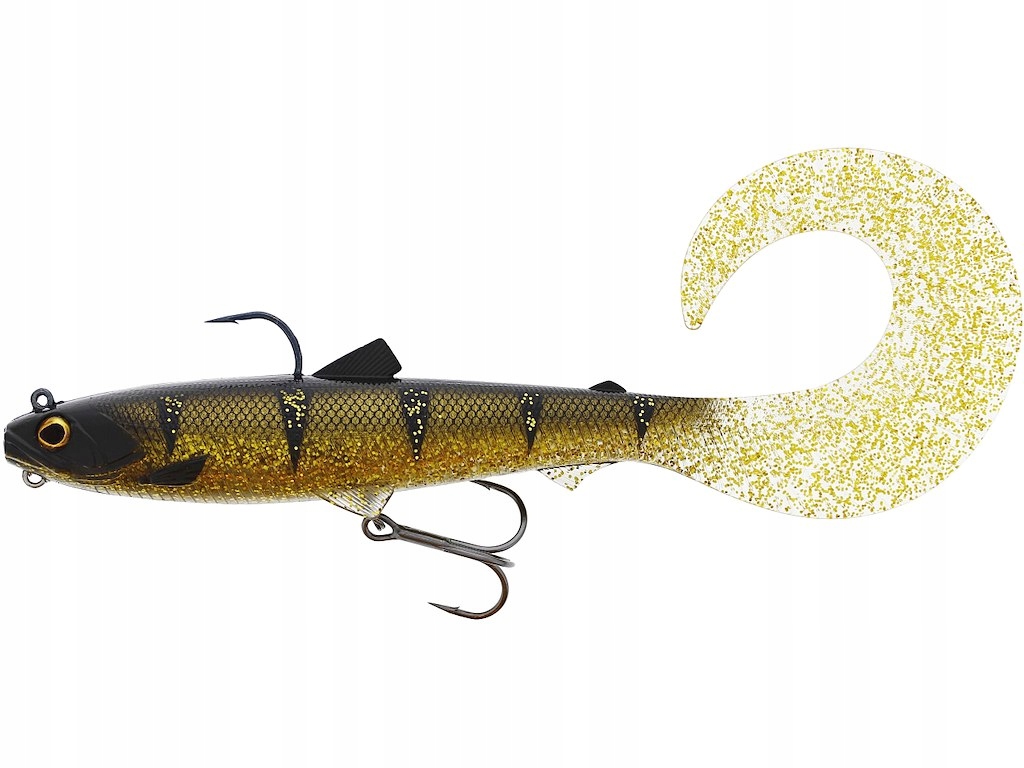 Przynęta gumowa uzbrojona Westin Bullteez Curltail R2F 16cm Cola Perch