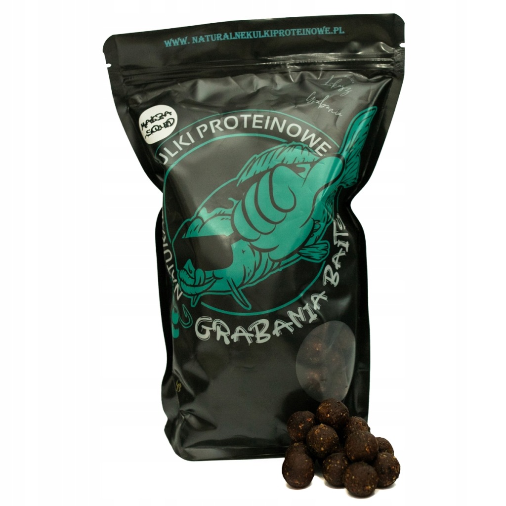 Kulki proteinowe Grabania Baits 18mm 1kg Małża squid