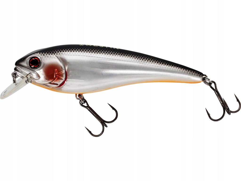 Wobler Westin Rawbite Crankbait 11cm 26g low floating Steel Sardine