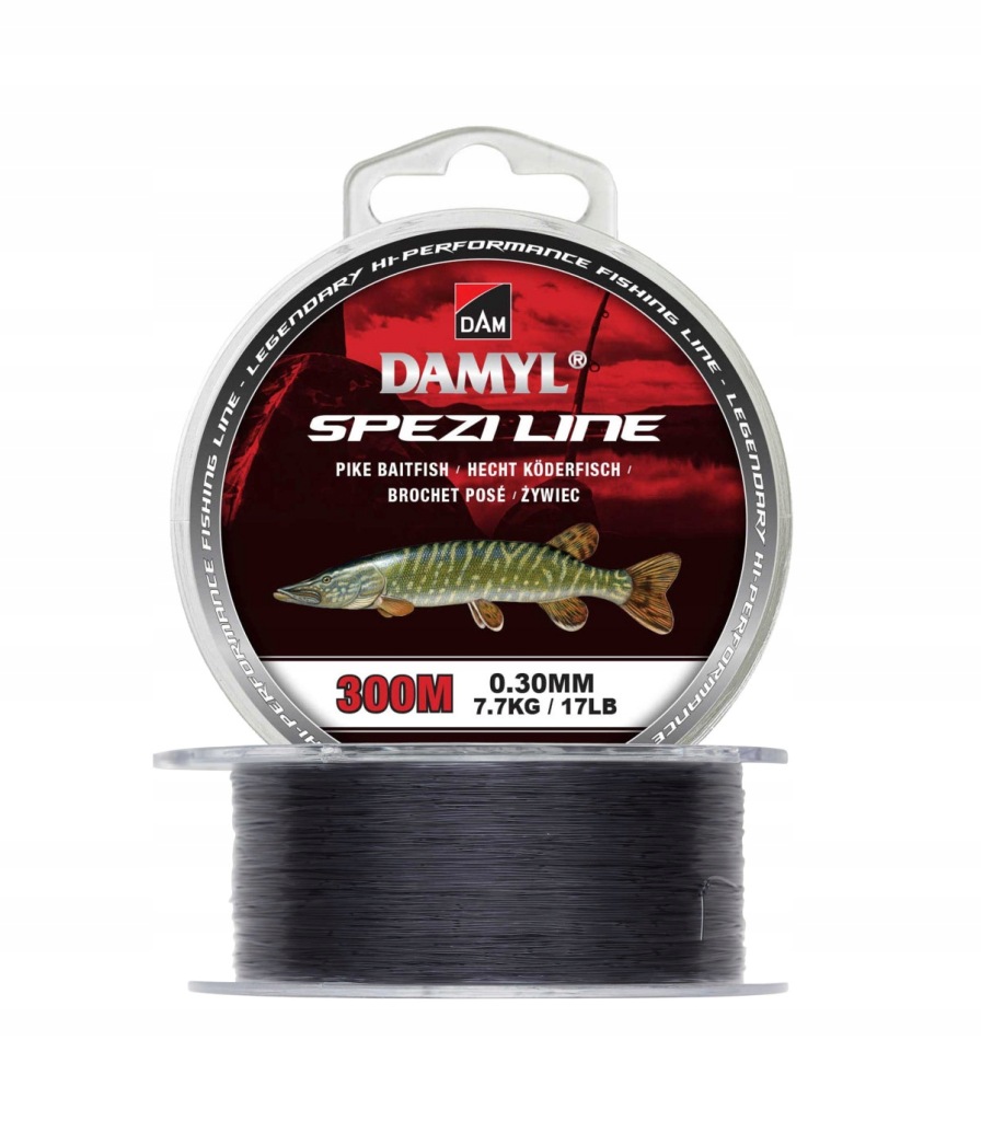 Żyłka DAM Damyl Spezi Line Pike Baitfish 300m 0,30mm 7,7kg