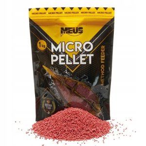 Micro pellet Meus 1kg 2mm truskawka
