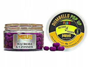 Kulki dumbels Meus Fluo Pop Up 8mm wątroba czosnek