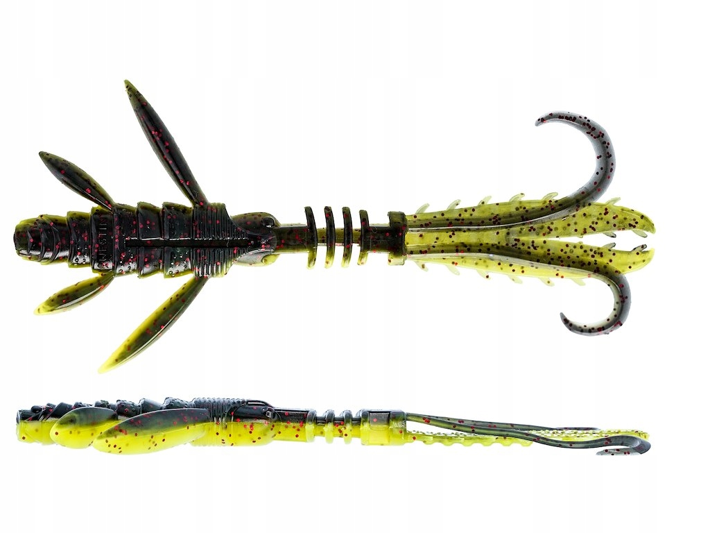 Przynęta gumowa Westin Crecraw Ripplr Creaturebait 9,5cm 4g Black/Chartreus