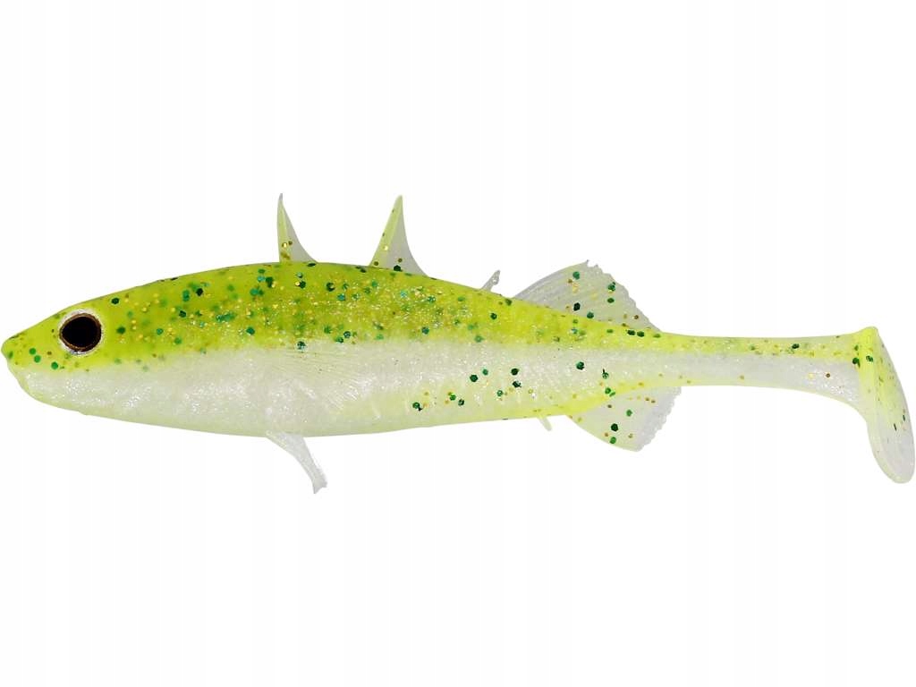 Przynęta gumowa Westin Stanley The Stickleback 9cm 7g Sparkling Chartreuse
