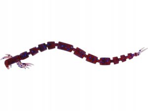 Przynęta gumowa Westin Bloodteez Worm 5,5cm 0,5g Indigo UV Red 1szt.