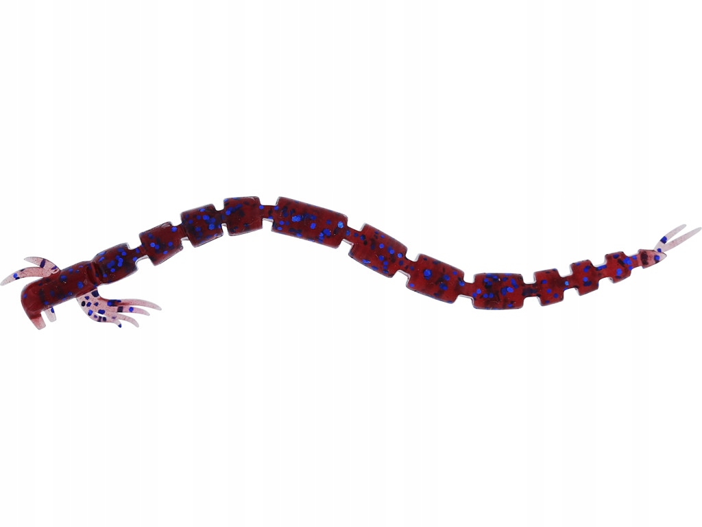 Przynęta gumowa Westin Bloodteez Worm 5,5cm 0,5g Indigo UV Red 1szt.