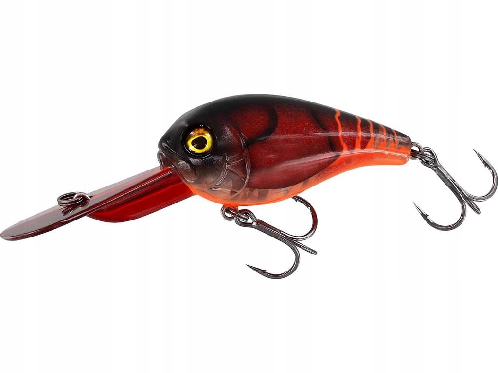 Wobler Westin Megabite Dr Crankbait 7cm 30g floating 3D Fire Craw