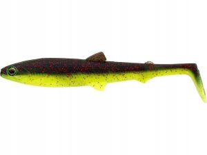 Przynęta gumowa Westin Bullteez Shadtail 7,5cm 4g Black / Chartreuse