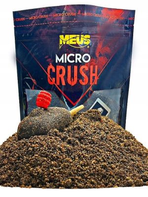 Zanęta gotowa Meus Micro Crush Ready 700g Black Halibut Mix