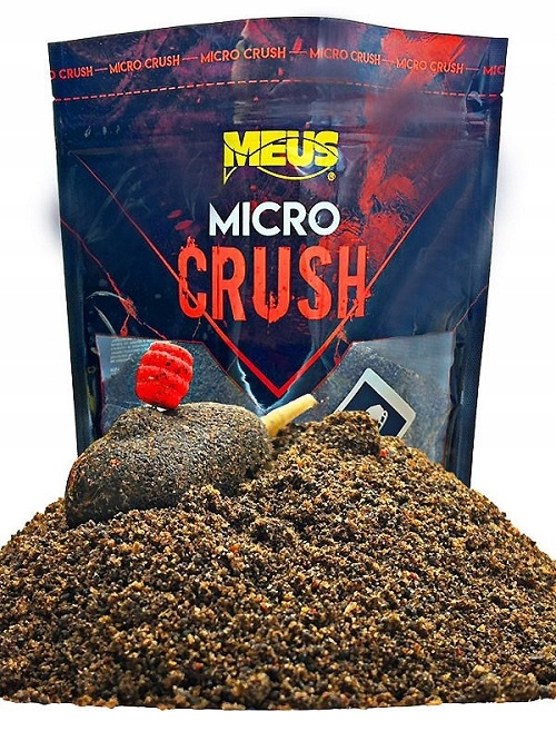 Zanęta gotowa Meus Micro Crush Ready 700g Black Halibut Mix