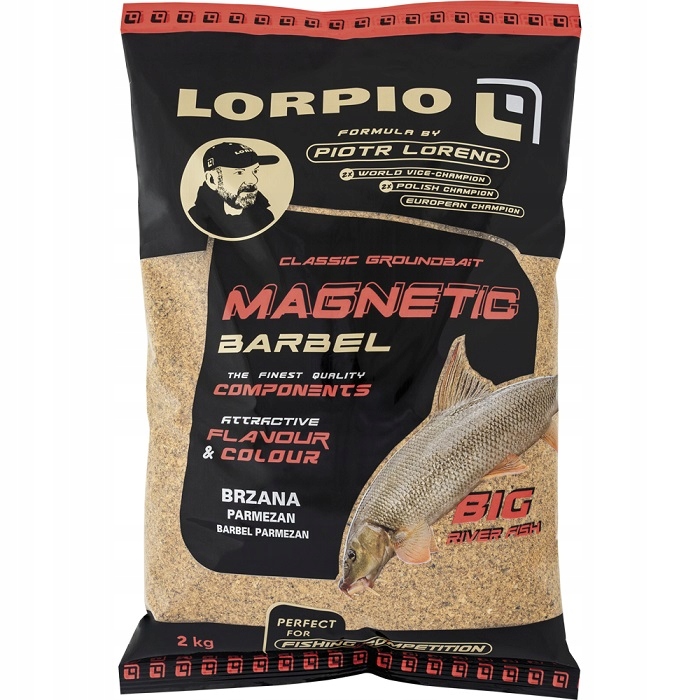 Zanęta Lorpio Magnetic 2kg brzana parmezan