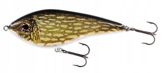 Wobler Westin Swim Glidebait 10cm 34g sinking Real Pike