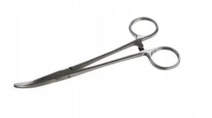 Szczypce DAM Forceps Curved zakrzywione 13cm