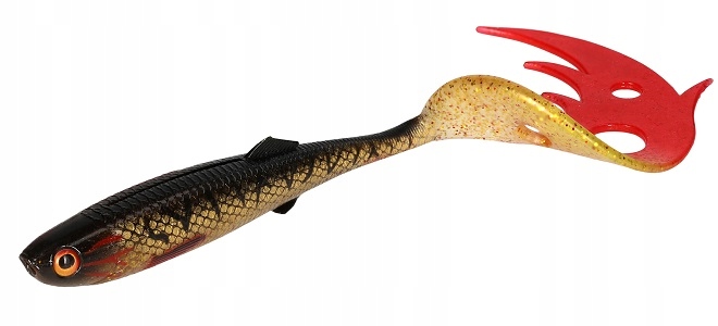 Przynęta gumowa Mikado Sicario Pike Tail 14cm 13g Spotted Bullhead 1szt.