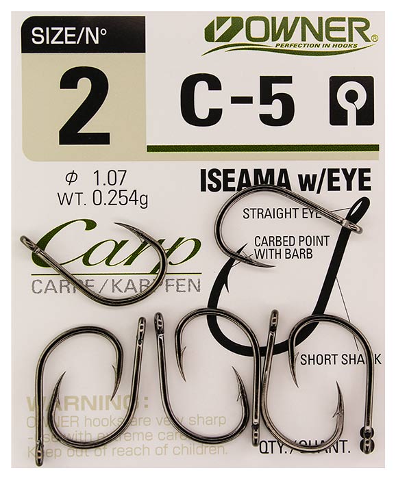 Haczyki Owner C5 Carp ISEAMA #2