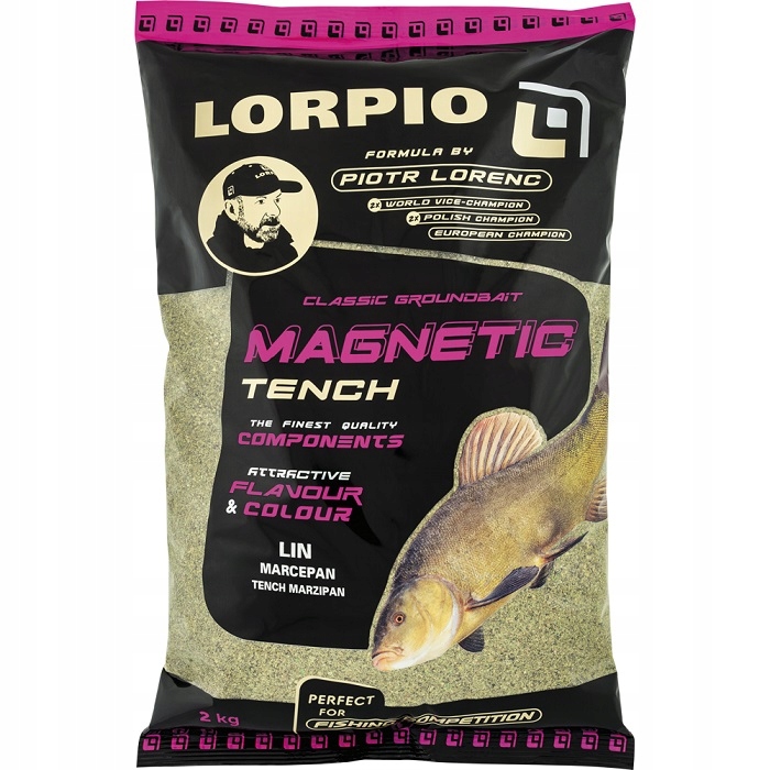Zanęta Lorpio Magnetic 2kg Lin Marcepan