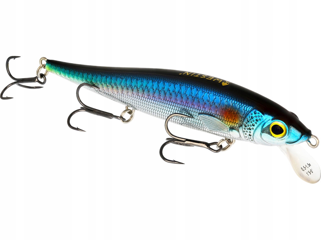 Wobler Westin Jerkbite SR 11cm 13,5g suspending Flash Skin