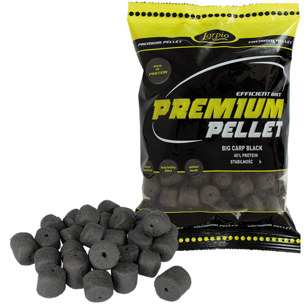 Pellet haczykowy Lorpio Big Carp Black 700g 14mm