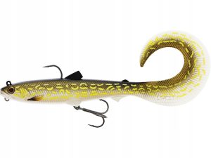 Przynęta gumowa uzbrojona Westin Bullteez Curltail R2F 16cm Natural Pike