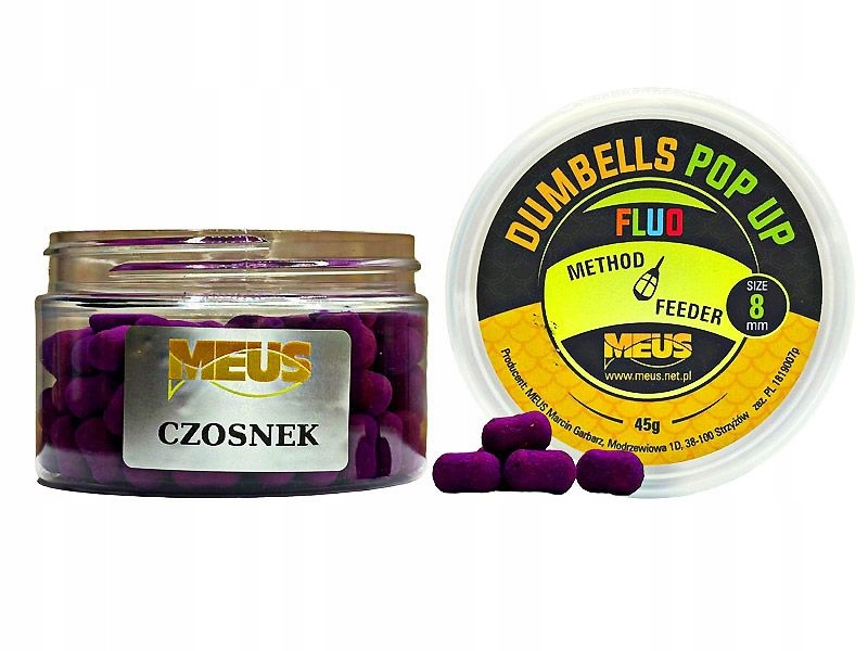 Kulki dumbels Meus Fluo Pop Up 8mm czosnek