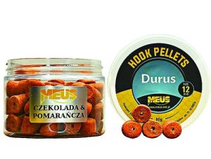 Pellet hakowy Hook Pellets Meus Durus 90g 12mm czekolada pomarańcza