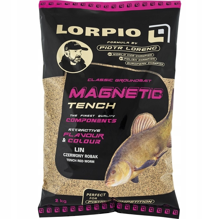 Zanęta Lorpio Magnetic 2kg lin czerwony robak