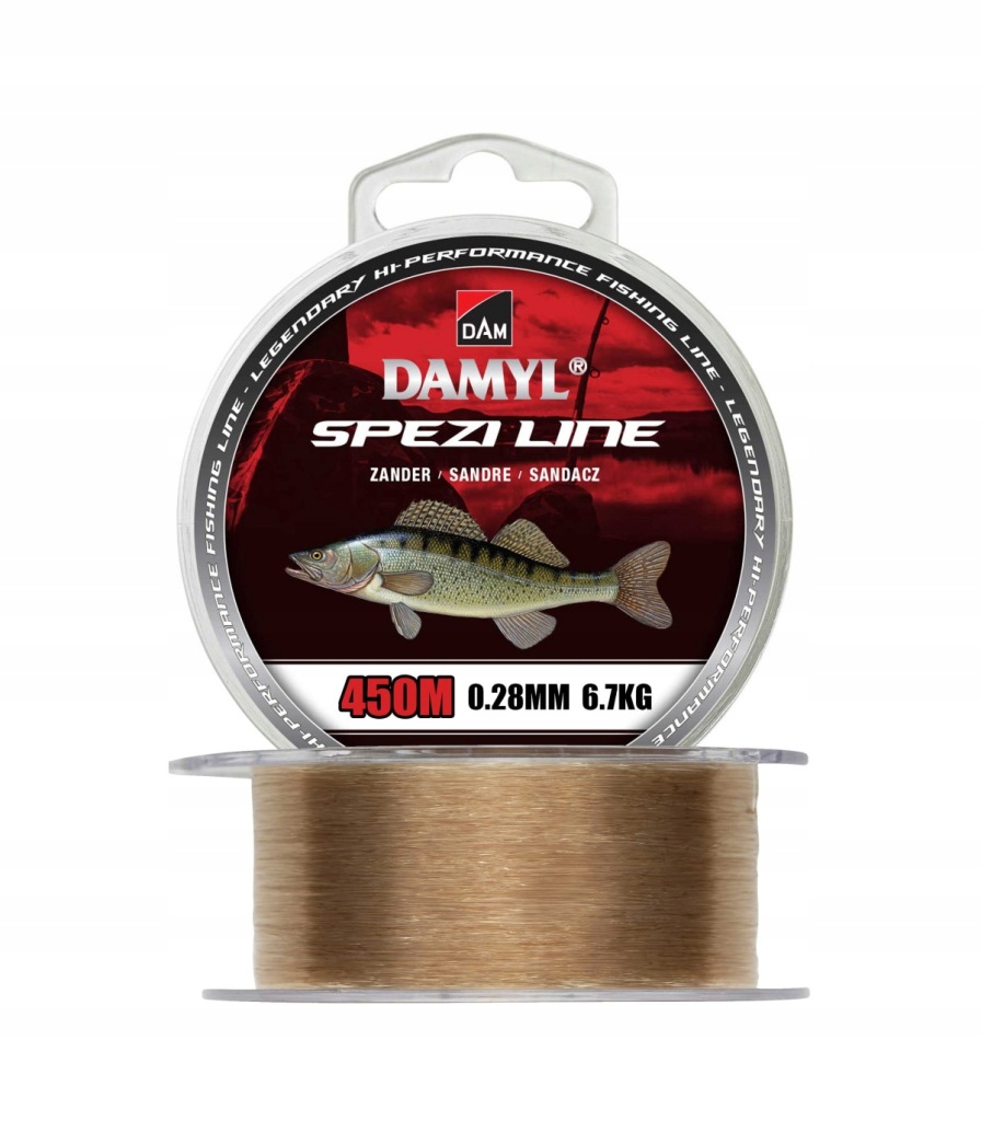 Żyłka DAM Damyl Spezi Line Zander 500m 0,25mm 5,6kg
