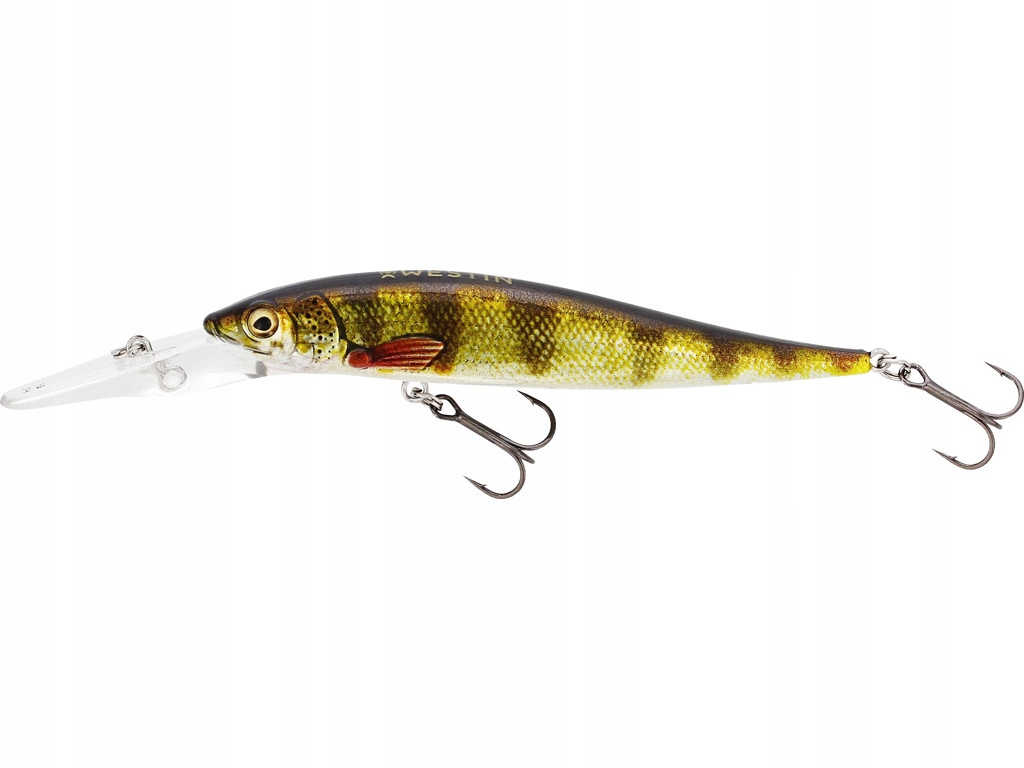 Wobler Westin Jerkbite MR 9cm 9g suspending Real Perch