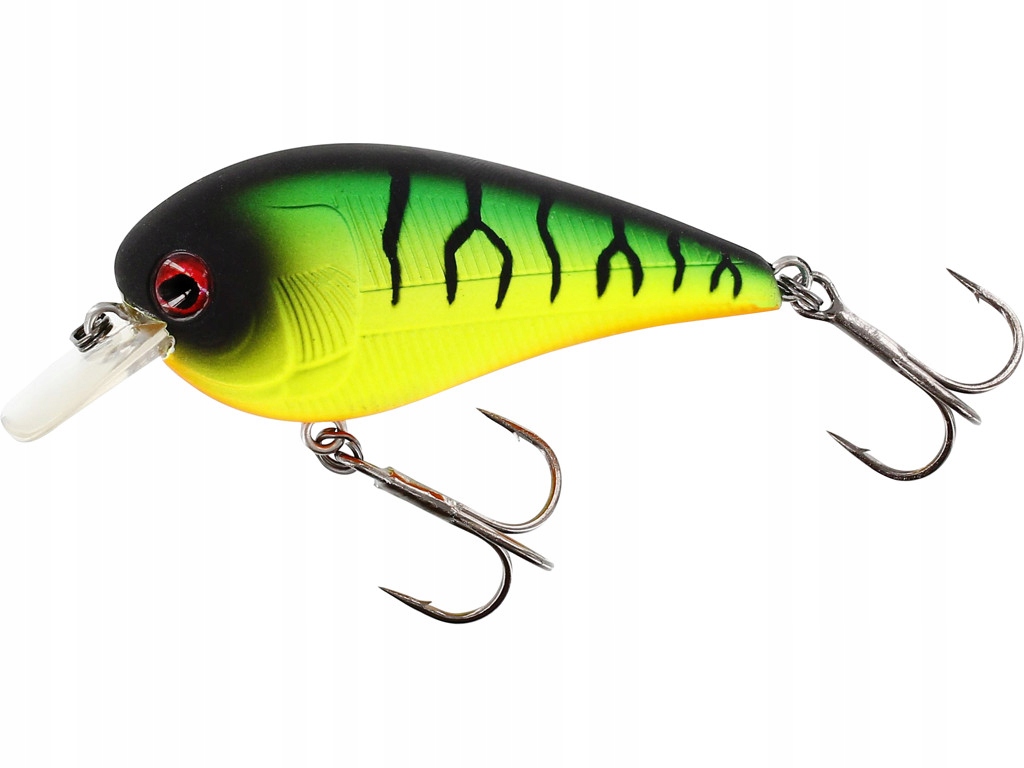 Wobler Westin Bassbite Squarebill 6cm 13g floating Firetiger