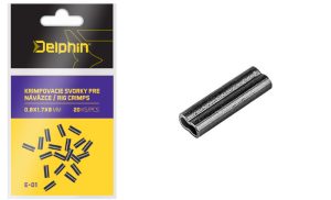Delphin zaciski podwójne do przyponów 1,0x2,2x8mm