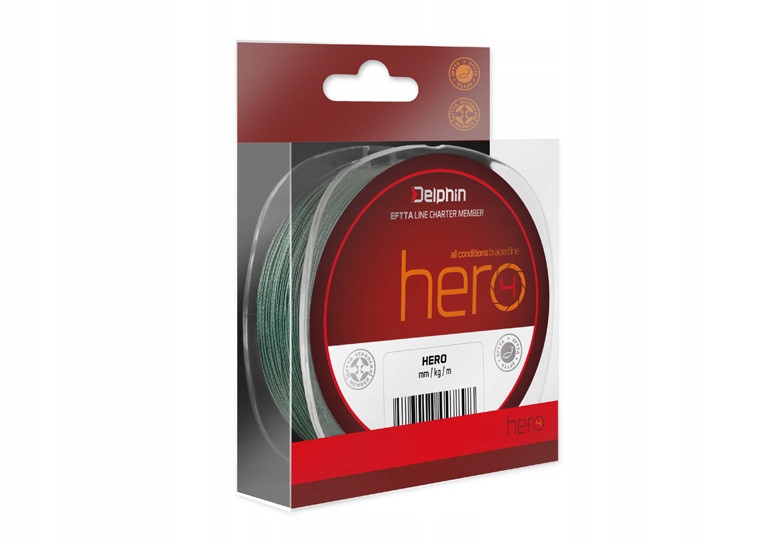 Plecionka Delphin Hero zielona 1000m 0,20mm 13,2kg