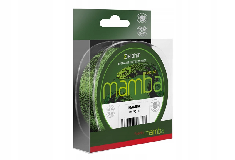 Żyłka Delphin Mamba feeder kamuflaż 300m 0.28mm