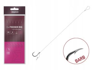 Przypon feederowy Delphin FLR D-rig #8 8cm 0,22 sting 7mm