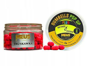 Kulki dumbels Meus Fluo Pop Up 8mm truskawka