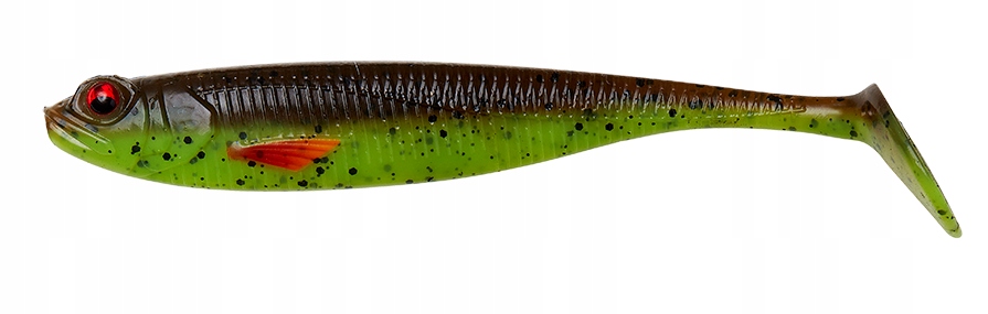 Przynęta gumowa Effzett Shadster Slim 8,5cm 5,2g Motoroil Chartreuse