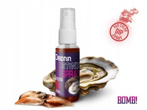 Dip w sprayu do przynęt Delphin Stinx Spray 30ml ostryga czerwony