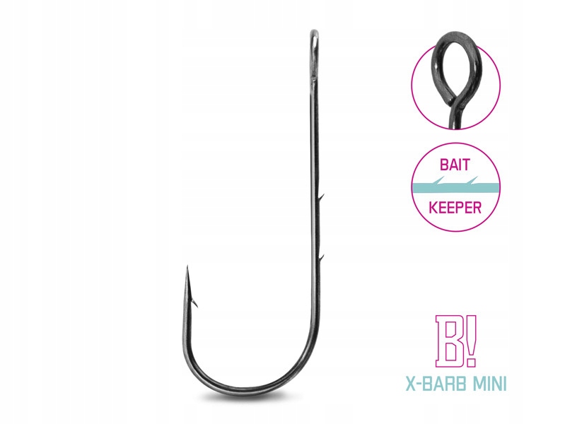 Haczyki Delphin B! X-Barb Mini 8szt. #12