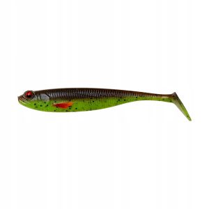 Przynęta gumowa Effzett Shadster Slim 13,5cm 20,7g Motoroil Chartreuse