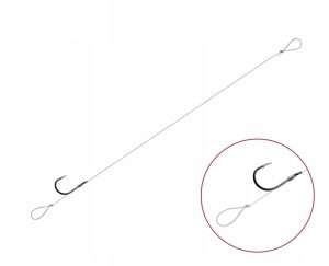 Przypon feederowy Delphin FLR Loop 8cm #10 0,22mm BARB