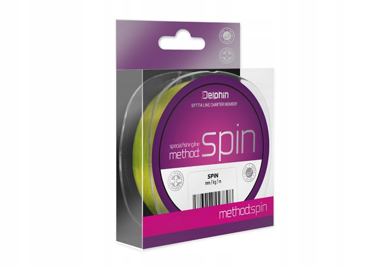 Żyłka Delphin Method Spin żółta fluo 300m 0,18mm