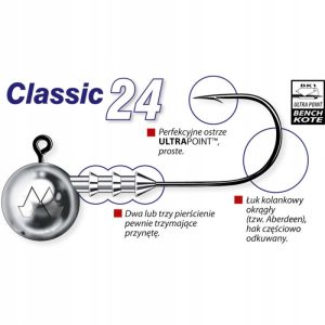 Główki jigowe Mustad Classic 6/0 17,5g