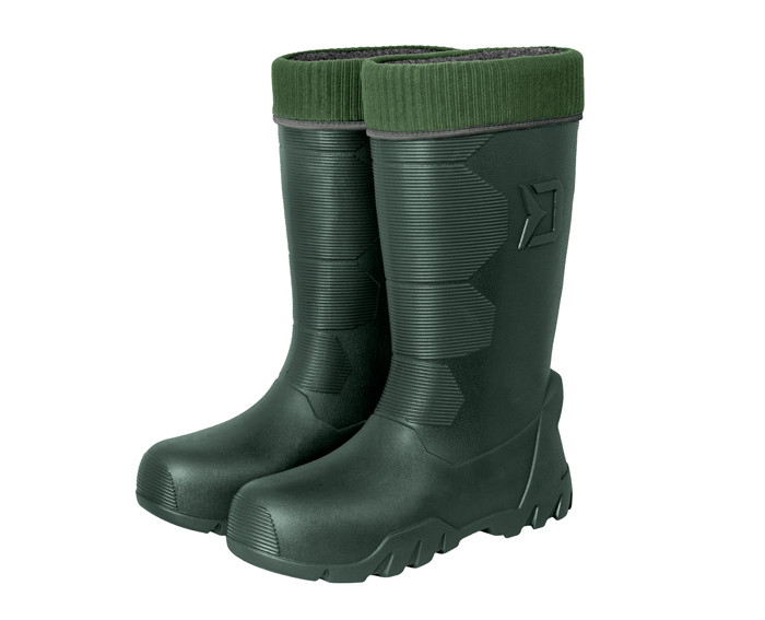 Kalosze Delphin Bronto zielone z wkładką filcową rozm 40