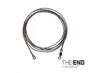 Przypony włosowe The End Leadcore + swivel 3szt 1m